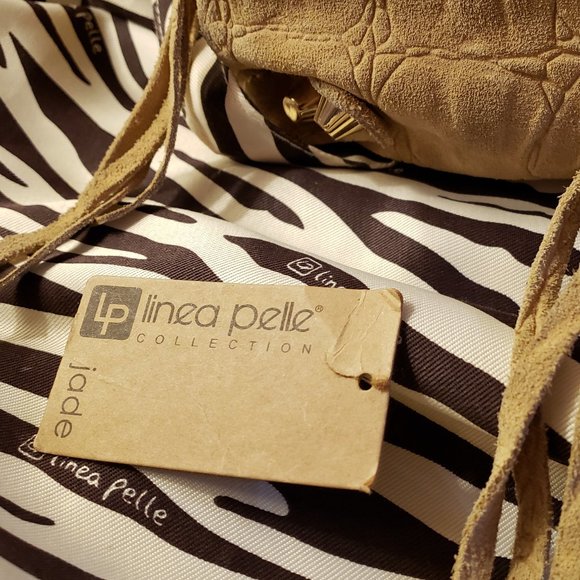 linea pelle suede handbag - original tag - Picture 3 of 7